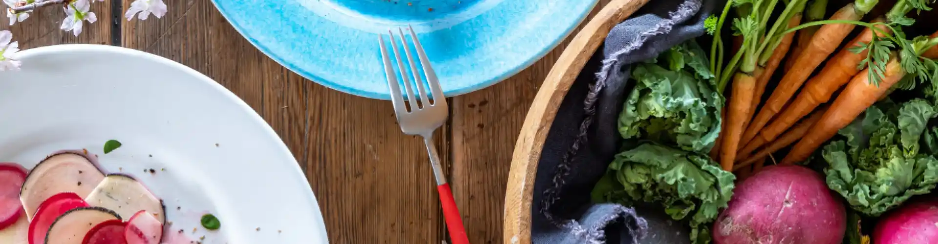 Cocina a base de plantas con hortalizas de raíz